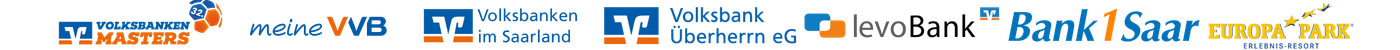Logos der Volksbanken Masters Sponsoren und Partner