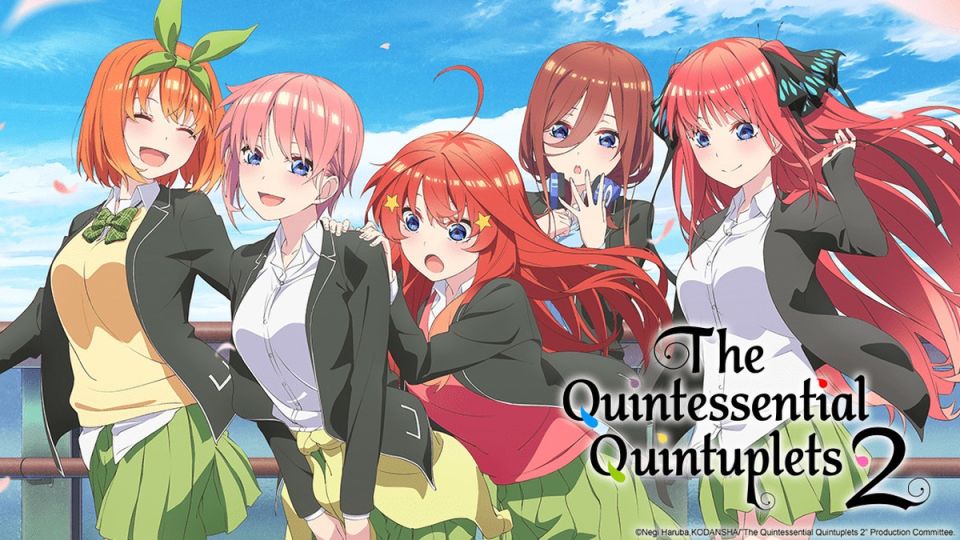 YASHAHIME DUBLADO NA CRUNCHYROLL, NOVOS VÍDEOS DE THE QUINTESSENTIAL  QUINTUPLETS 2 E MAIS