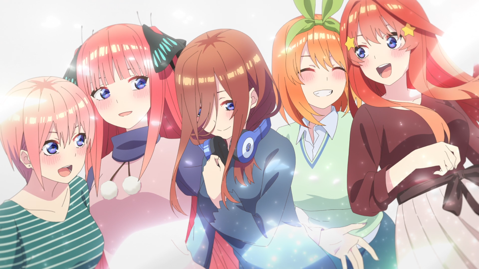 Nakano Sisters - Nino, Miku, Itsuki, Yotsuba, Ichika [Gotoubun no