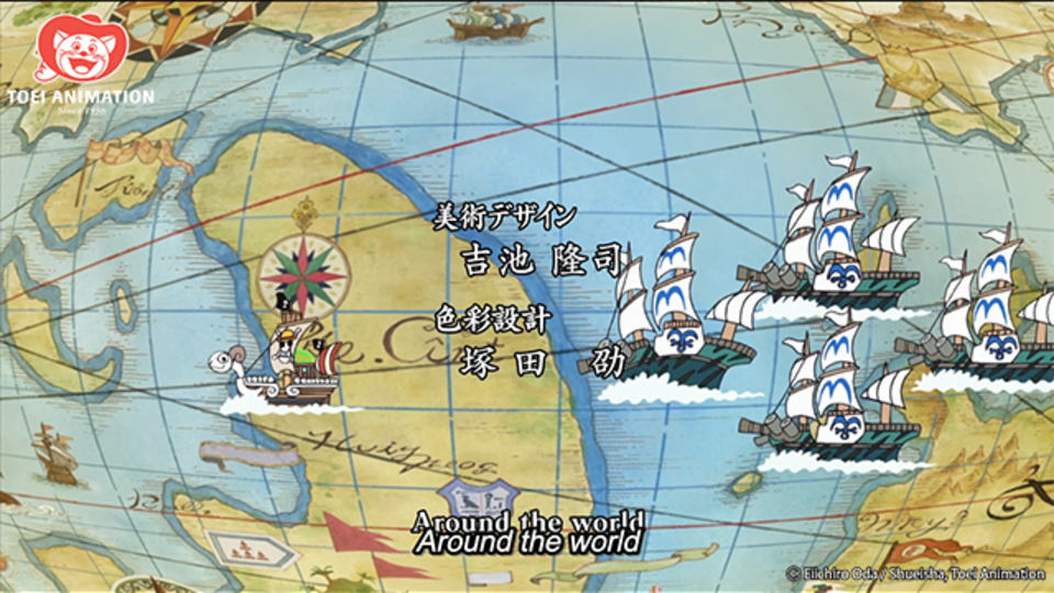 One Piece UP - Imaginem que foda seria se o despertar da Hana Hana no Mi  fosse algo parecido com isso aí 🤩 Eu desenhei o mapa mundi de One Piece na