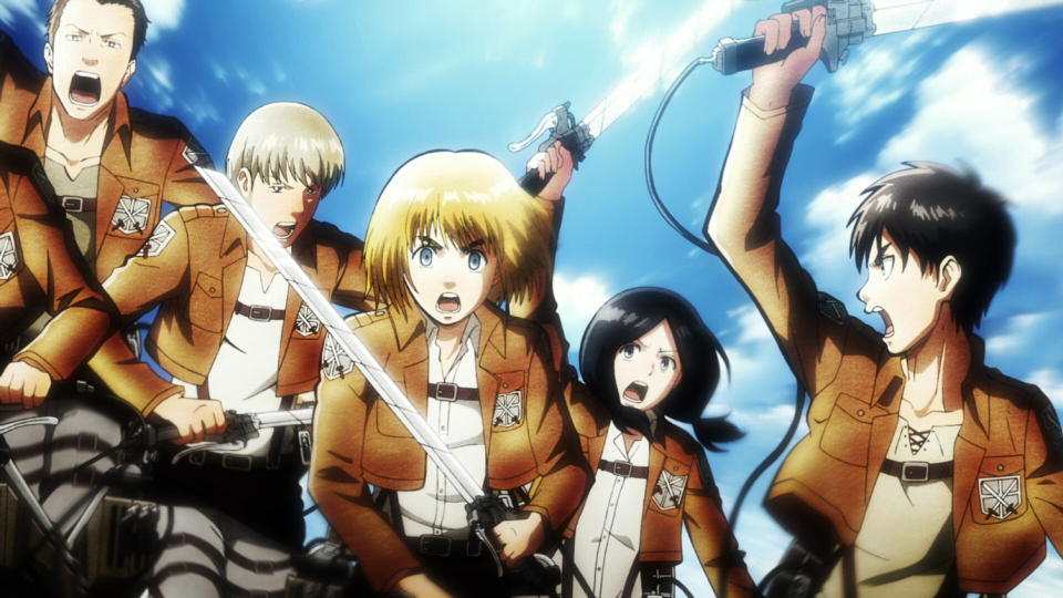 Attack on discount titan anime site