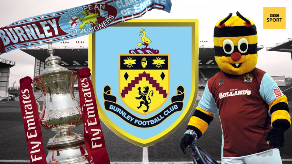 Download wallpaper wallpaper, sport, logo, football, glitter, checkered,  Burnley, section sports in resolution 1600x900