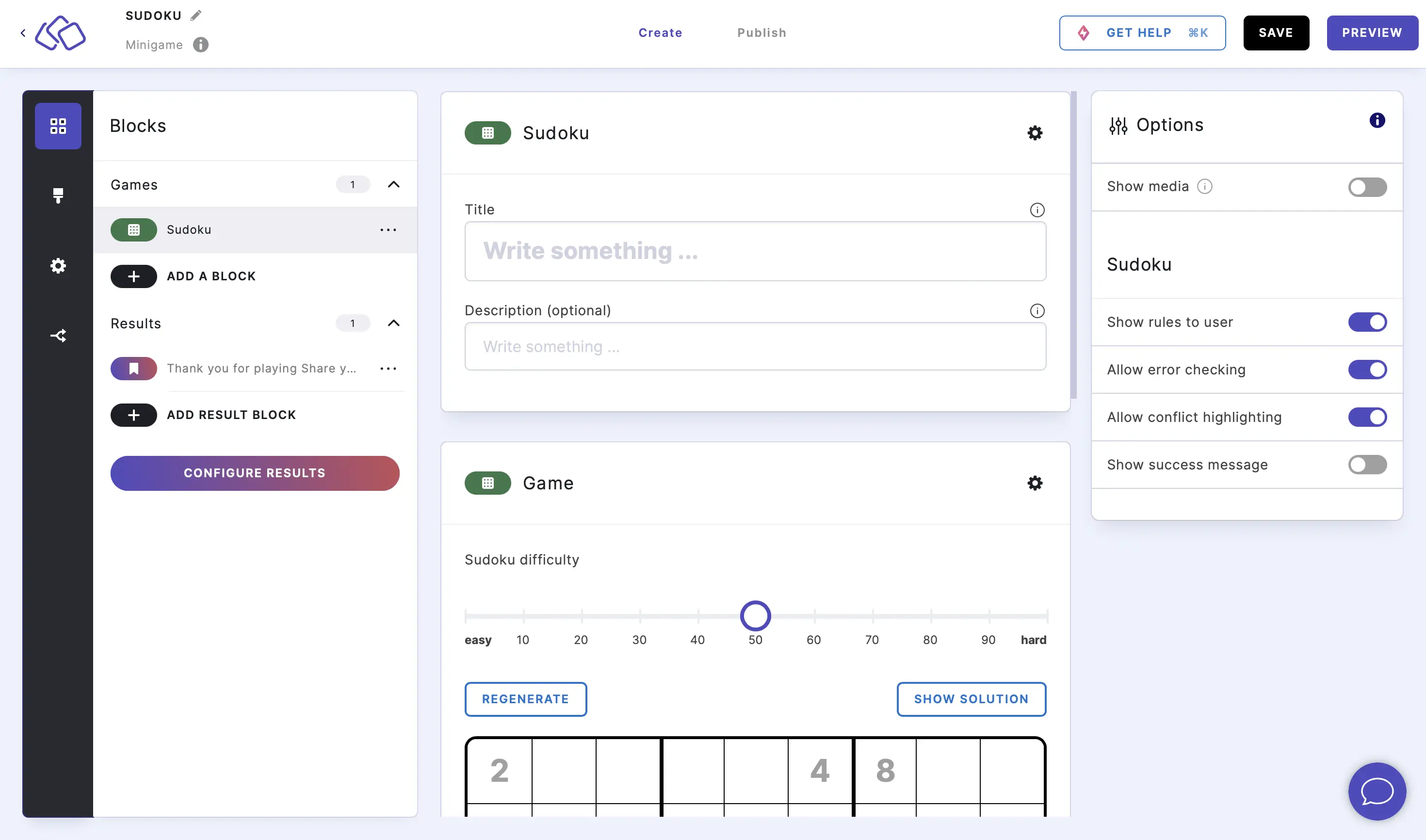 sudoku disable block media