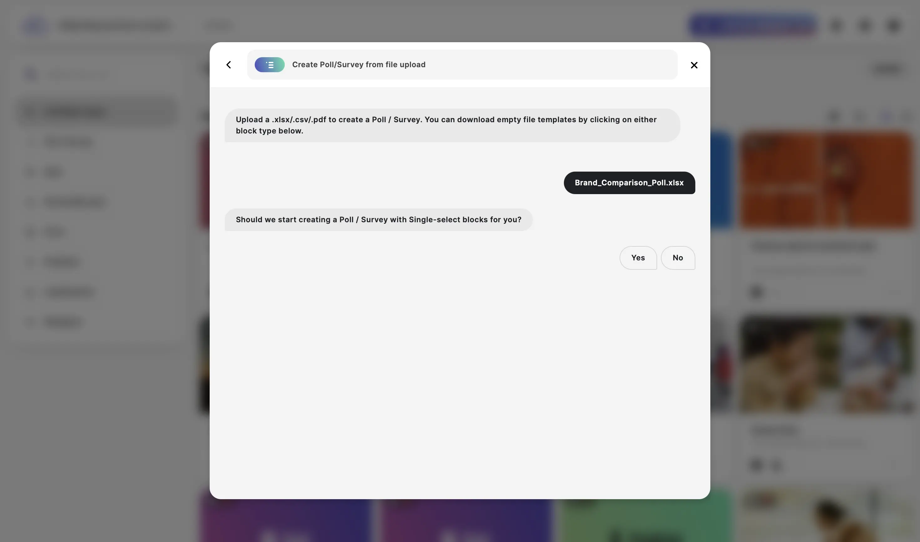 confirm Riddle for upload