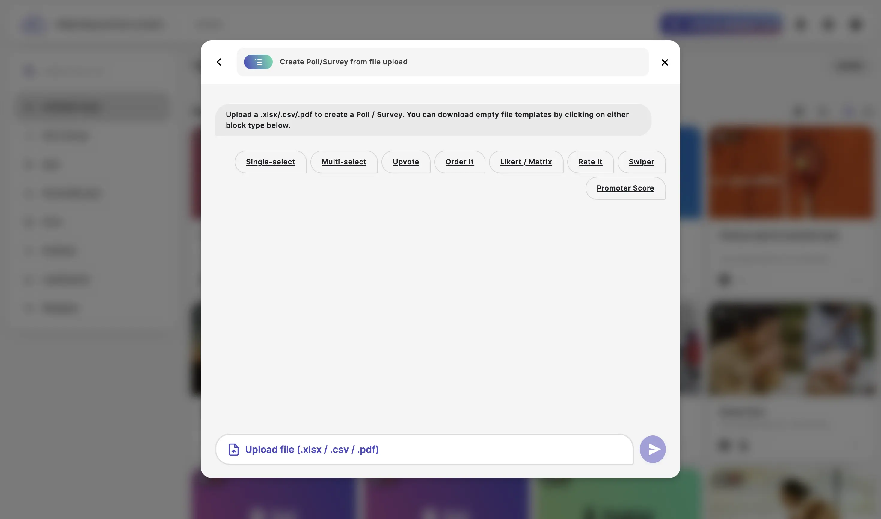 upload file