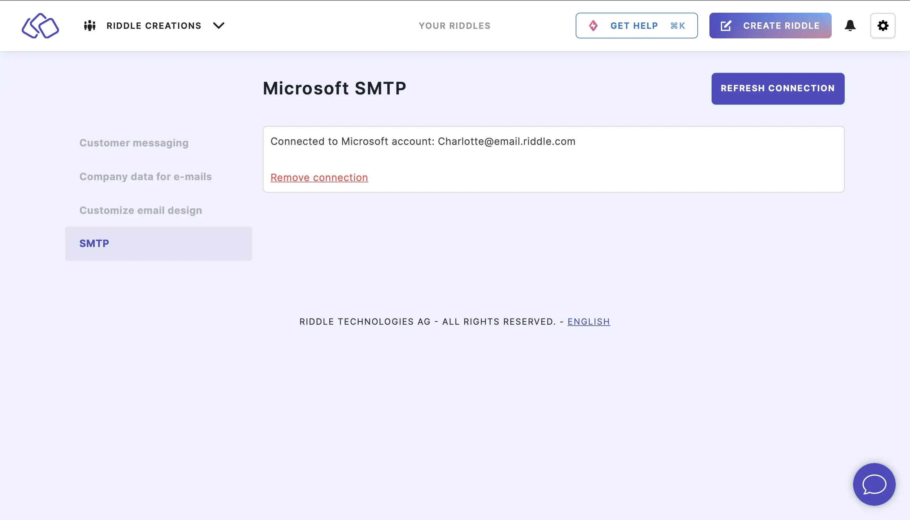 confirmed Microsoft smtp