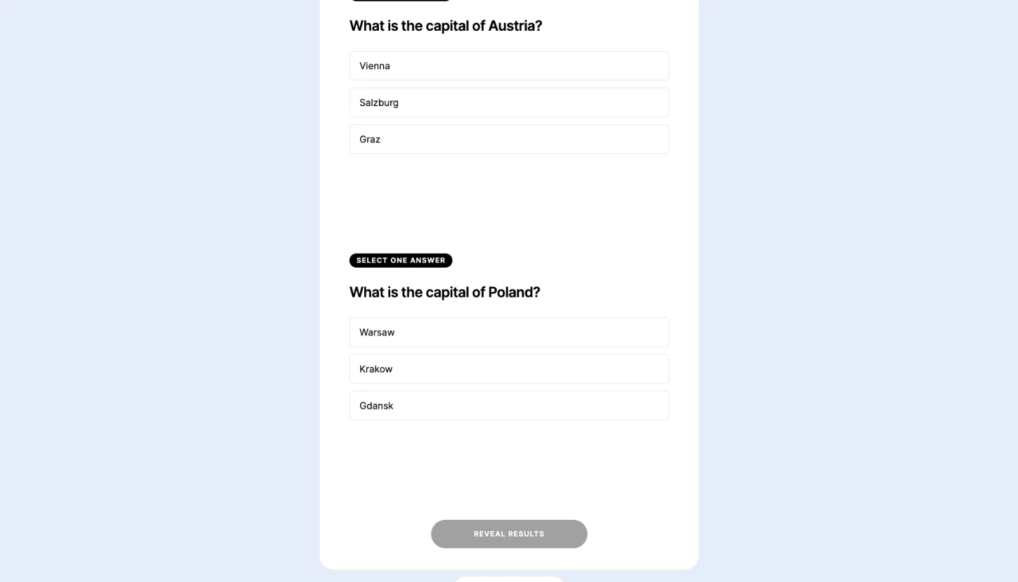 riddle with all questions on one page