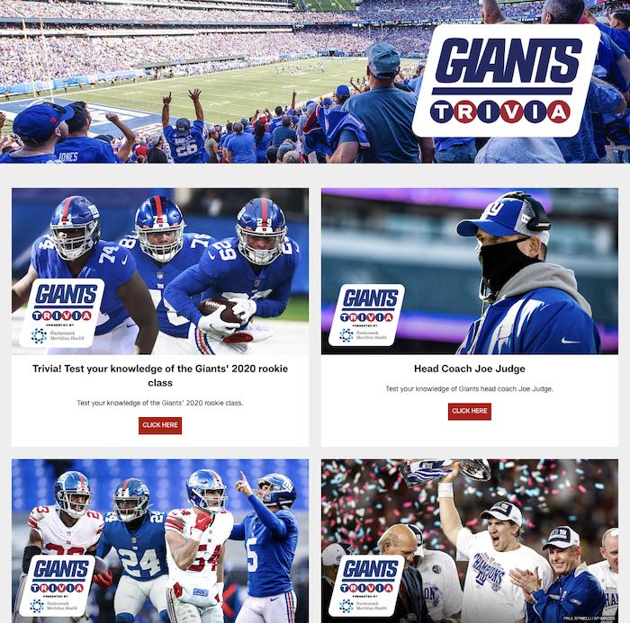 new york giants trivia questions and answers