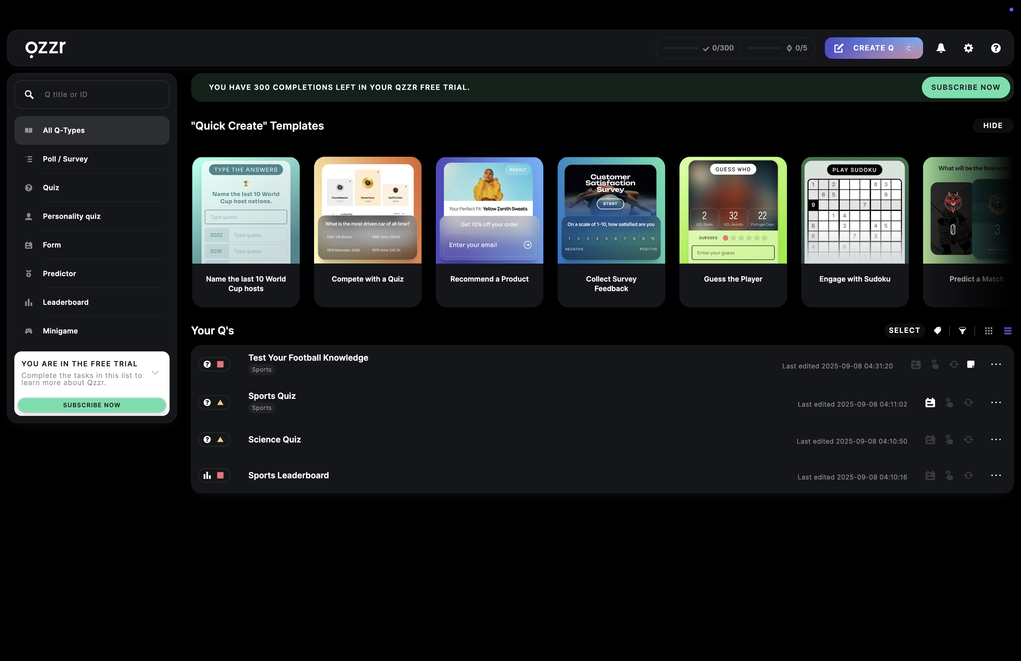 list view