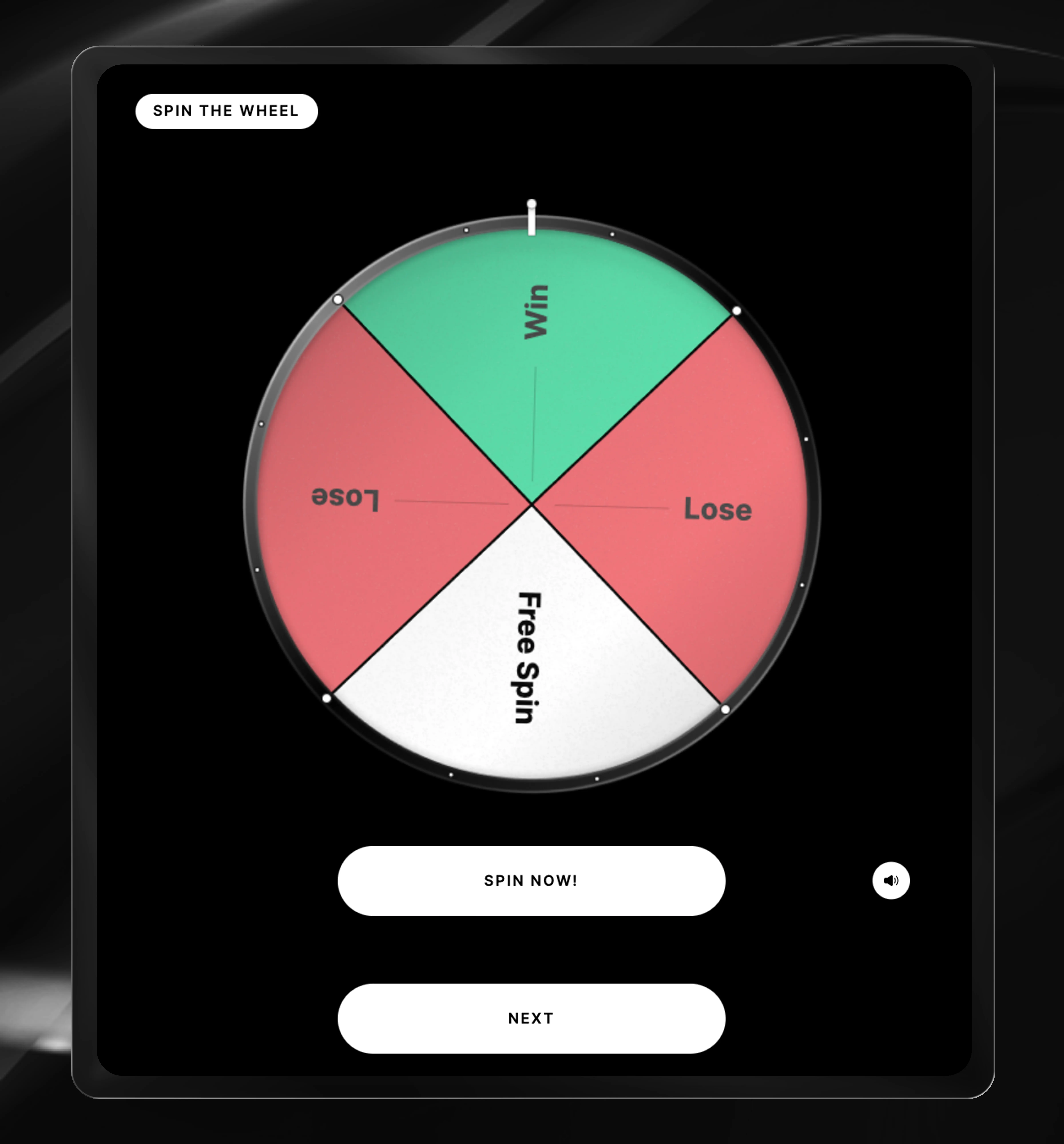 Wheel of Fortune interactive content block preview