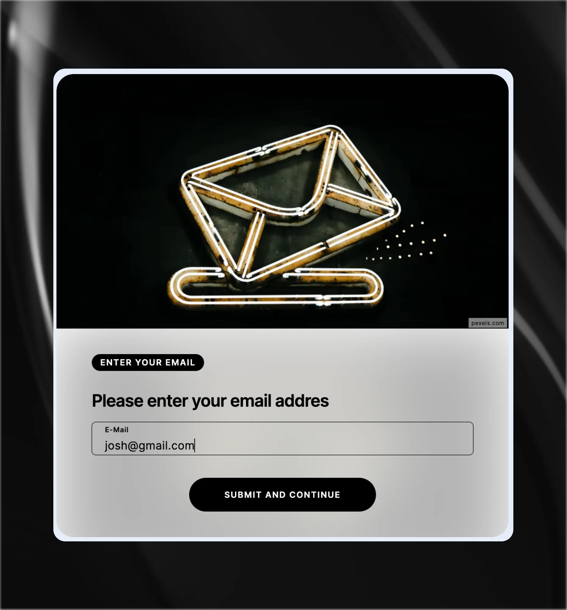 Email field in a Riddle lead form with built-in format validation