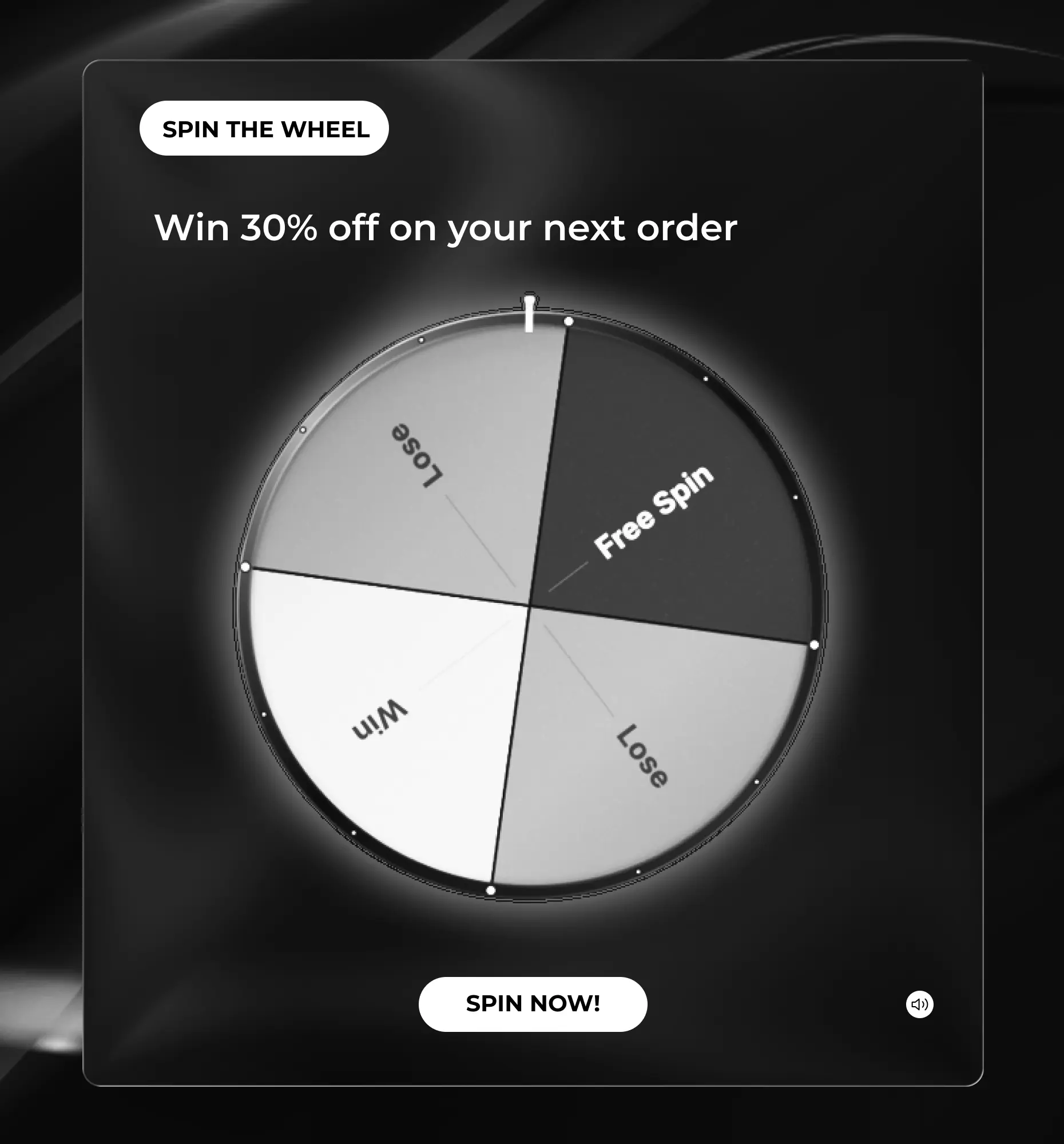 Spin-to-win Wheel of Fortune game for offers, coupons, and giveaways