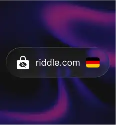 An address bar with Riddle.com in it with a secure lock
